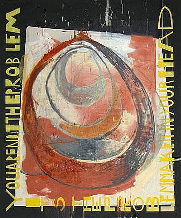Martin Kippenberger, The Problem Perspective
1986, oil on canvas