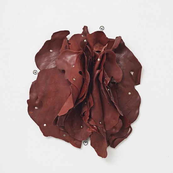 Hannah Wilke, Untitled
1970, red latex on plywood board
